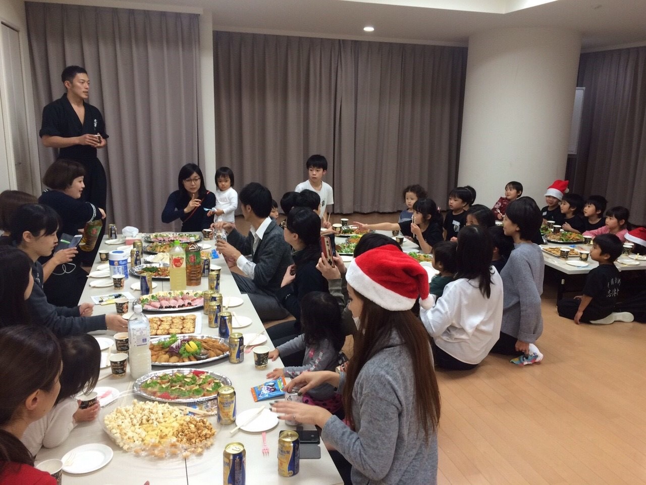 子どもと保護者が集う教室の交流会